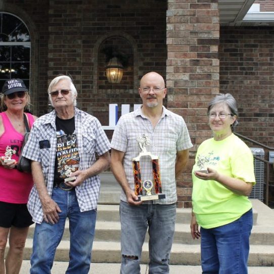 Photo by Katey Wesley Winners Larry Krewson, Kellie McWhorter, Johnny Boley, Mark Aug, Darlene Wilson and Tyler Caswell are shown. Not pictured is Rob Vestal.